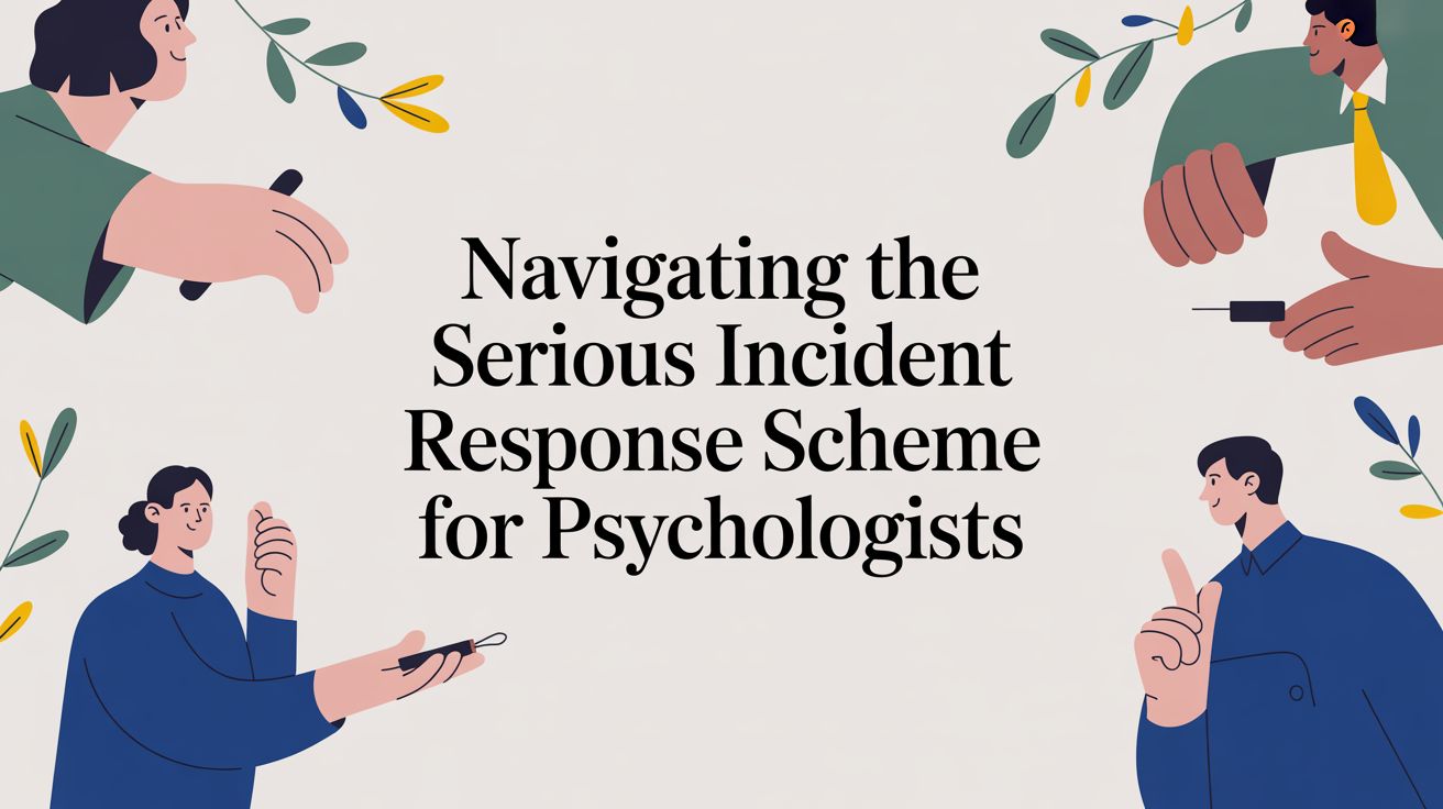 That Sinking Feeling: A Psychologist's Guide to the Serious Incident Response Scheme