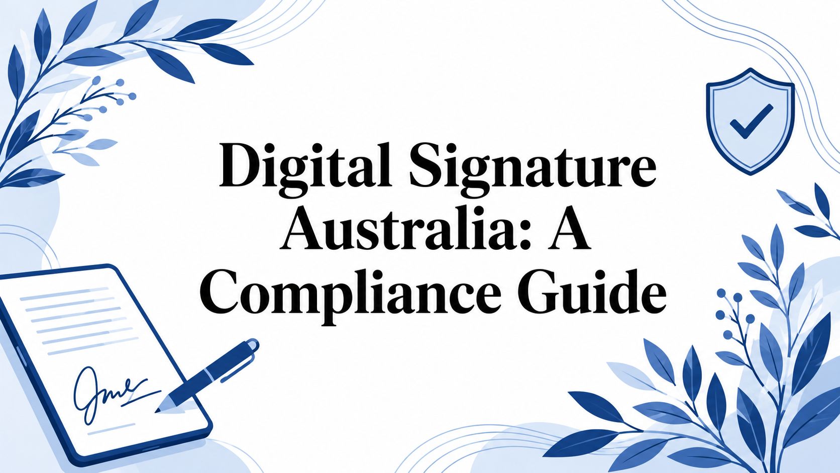 Digital Signature Australia: A Compliance Guide