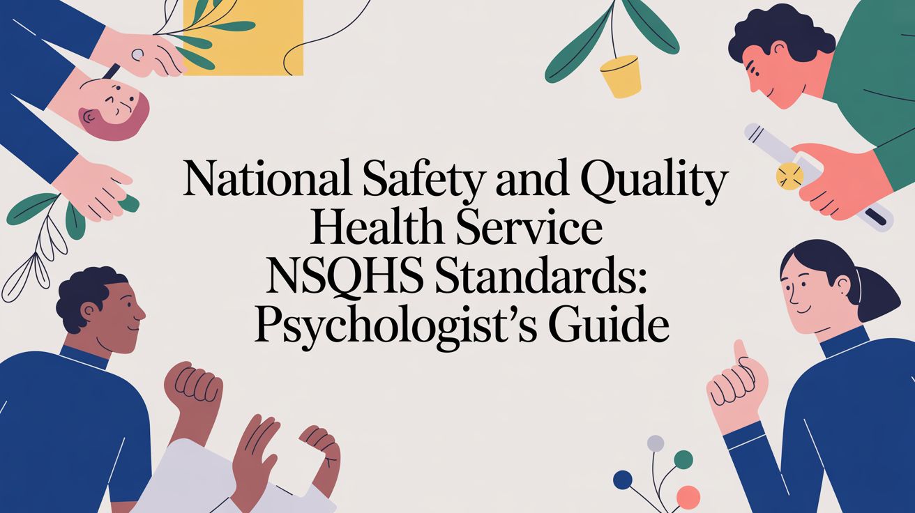 National Safety and Quality Health Service (NSQHS) Standards: A Psychologist's Guide